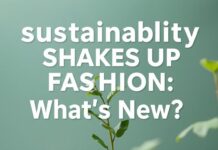 Sustainability Shakes Up Fashion: What’s New? Sustainability Shakes Up Fashion: What's New?